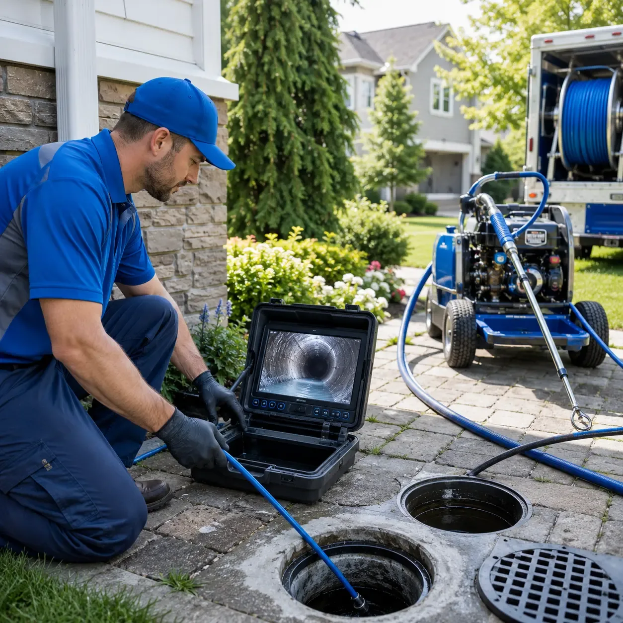Outdoor drain cleaning professionals serving Hubbardston, MI